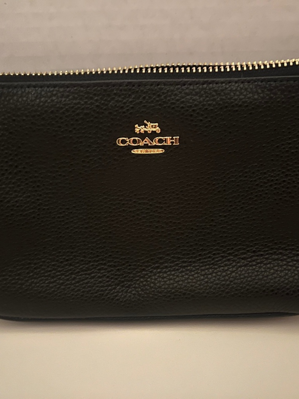 Coach Black Wristlet